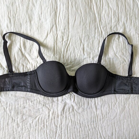 Black Wacoal 32DD Red Carpet 6 way strap /Strapless Bra EUR 70DD - Picture 2 of 9